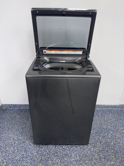 Control panel and settings of the WHIRLPOOL WTW8127LC3 top load washer in the Kansas City Metro area.